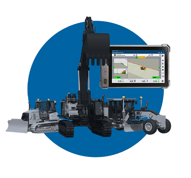Линейка строительной техники с системами Trimble Earthworks